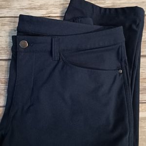 Mens Lululemon ABC Pant Classic 34" Inseam 27" Navy Blue